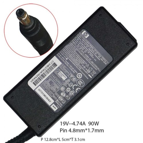 ADAPTOR HP 19V 4,74A (7.4 X 5.0 ) ORI