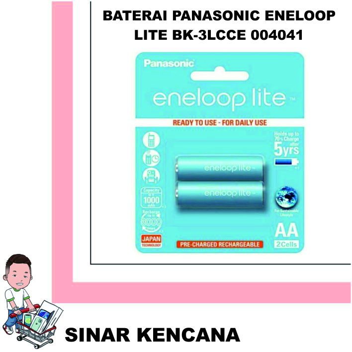 Baterai Panasonic ENELOOP LITE BK-3LCCE