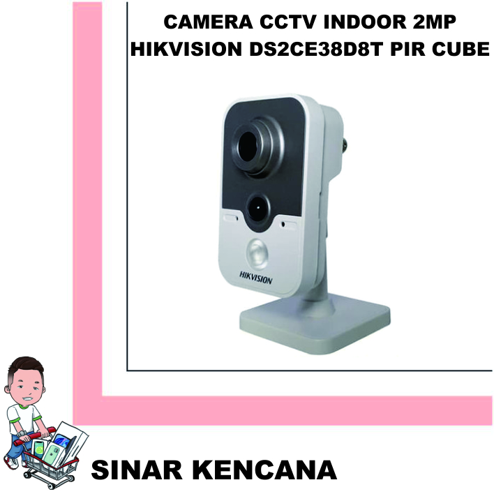 Camera CCTV INDOOR 2MP HIKVISION DS2CE38D8T PIR CUBE