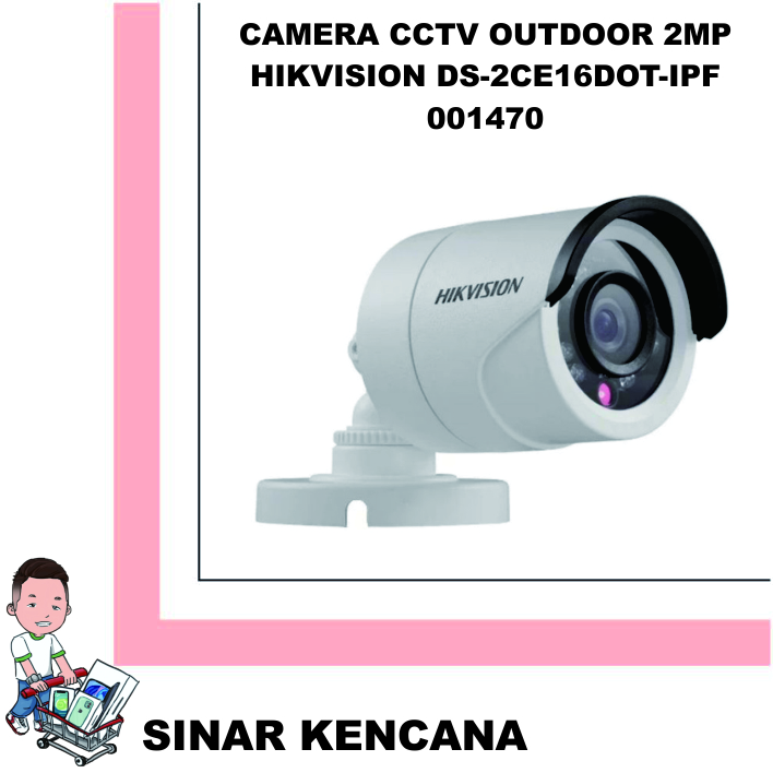 Camera CCTV Outdoor 2MP HIKVISION DS-2CE16DOT-IPF