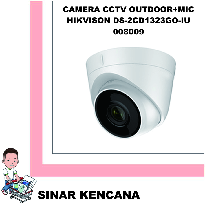 CAMERA CCTV OUTDOOR+MIC HIKVISON DS-2CD1323G0-IU