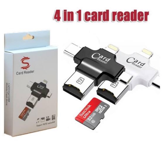 CARD READER 4IN1 supprot FAT32 and EXFAT
