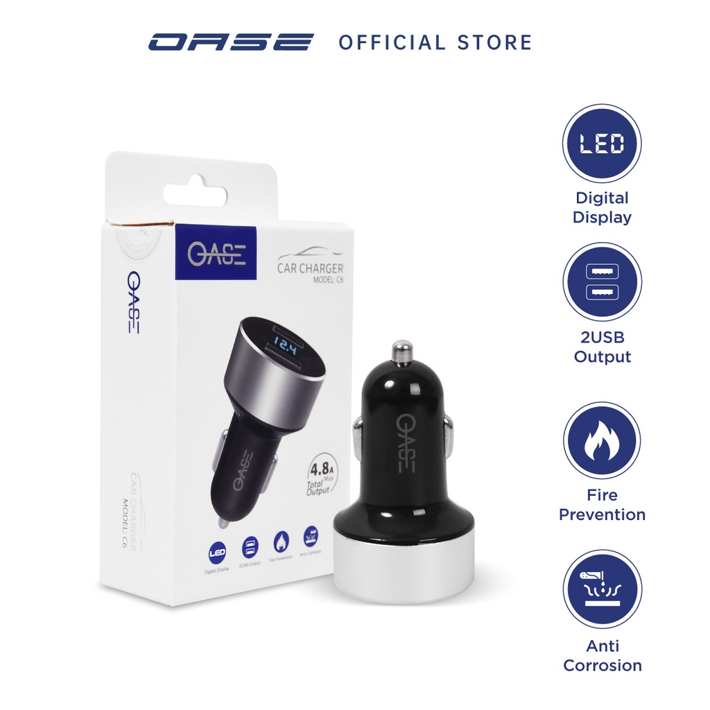 CAR CHARGER OASE C6 ( HQ )