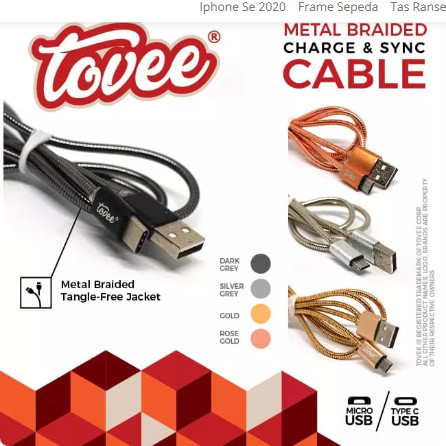 Kabel Data Micro Tovee Metal Flat
