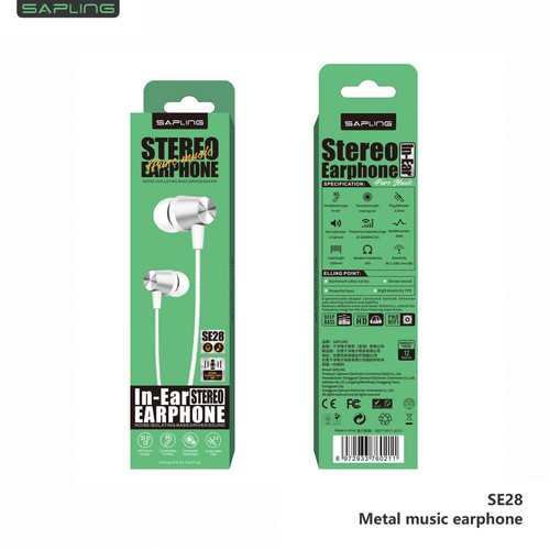 Earphone SAPLING SE28 Metal