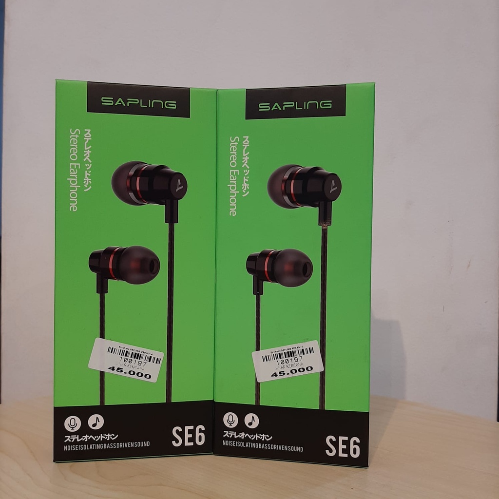 Earphone SAPLING SE6 Metal