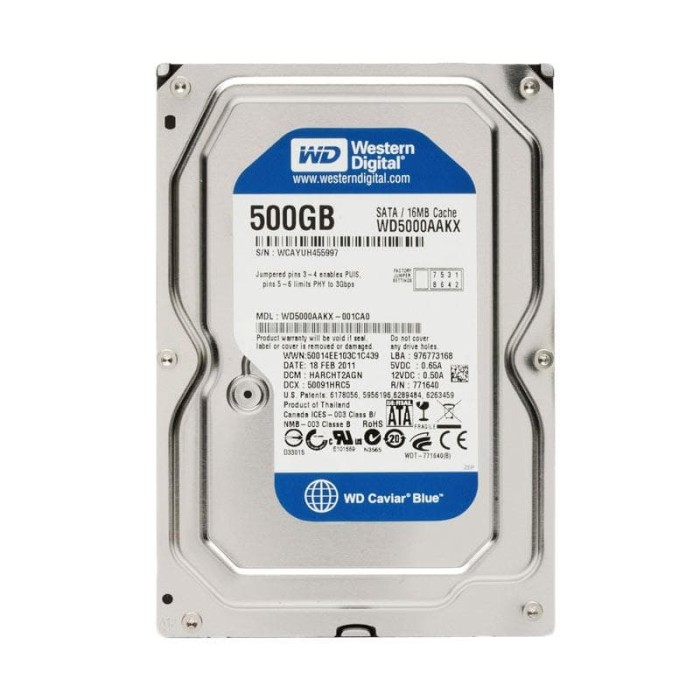 Hardisk Internal 500GB WD Blue