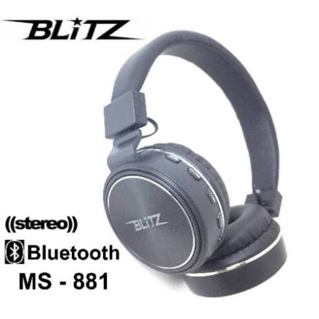 Headphone Blitz Bluetooth ExtraBass MS-881