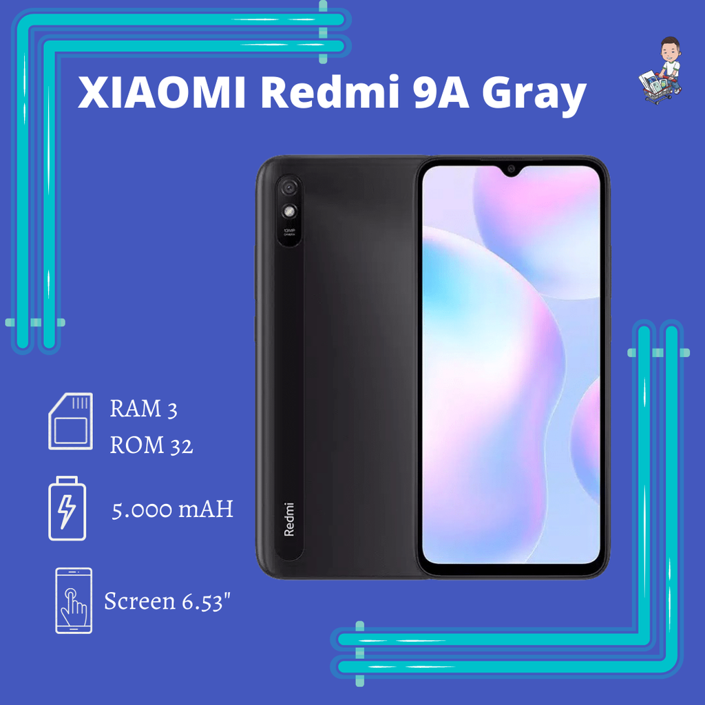 HP XIAOMI REDMI 9A 3/32 GRAY