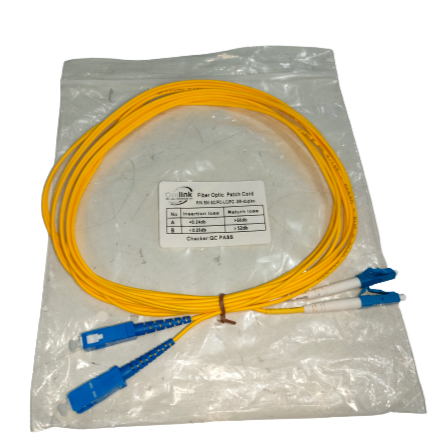 PATCH CORD DUPLEX  3M SC TO LC