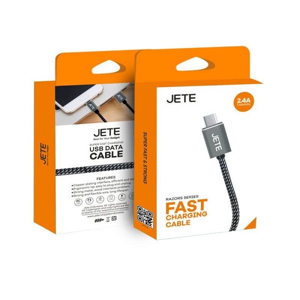 Kabel Data Iphone Jete Razors 6/7/8 2.4A