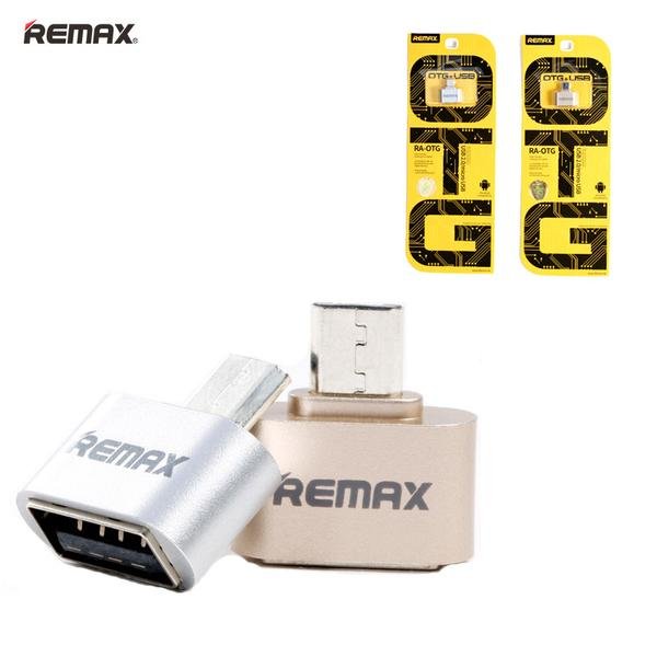KABEL REMAX RA-OTG MICRO USB ADAPTOR GOLD