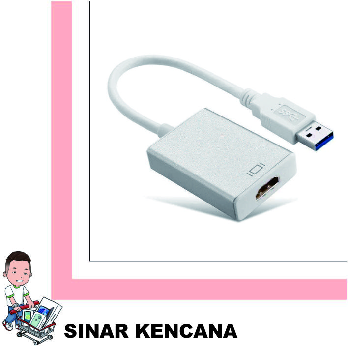 Converter USB 3.0 To HDMI (No Brand)