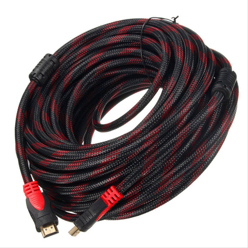 Kabel HDMI 15M Bulat Jaring V1.4