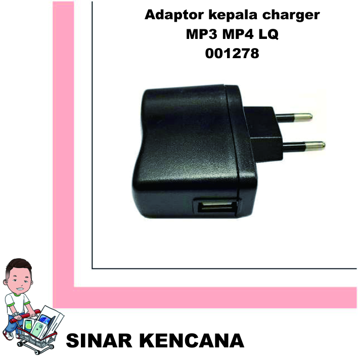 Adaptor kepala Charger MP3/MP4 LQ