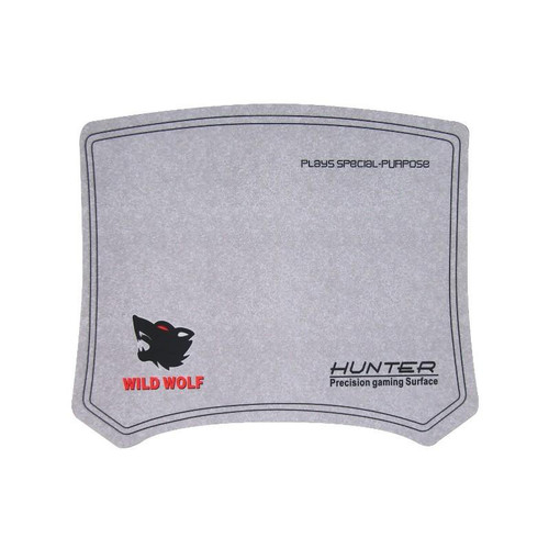 Mousepad Hunter Wildwolf Abu-abu