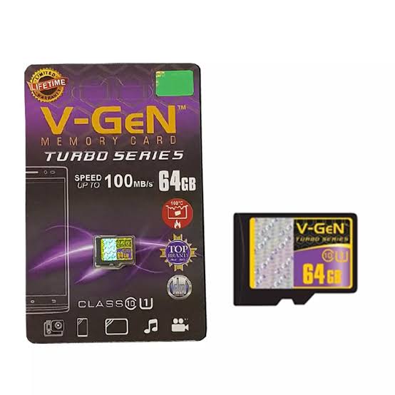 Memory MMC VGEN 64GB Class 10
