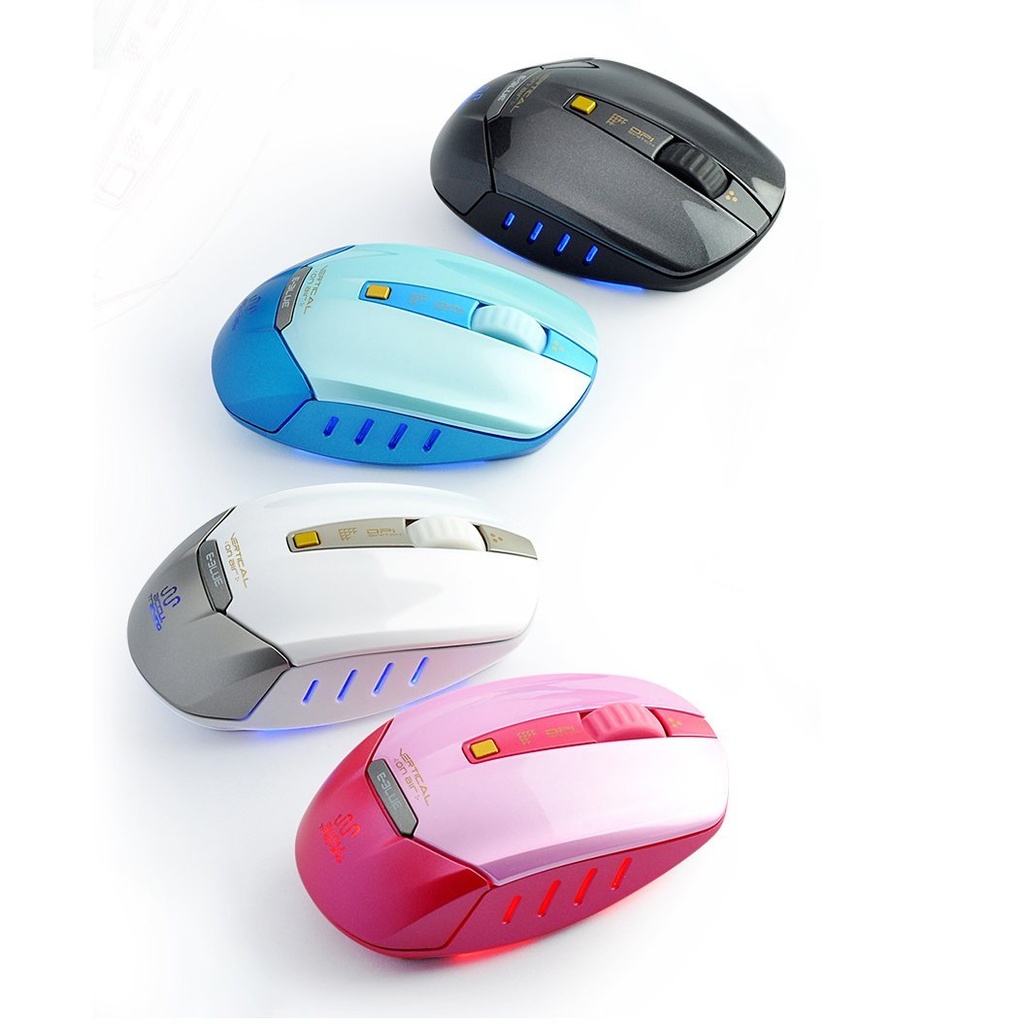 Mouse Wireless Laser E-Blue Vertical On Air EMS148