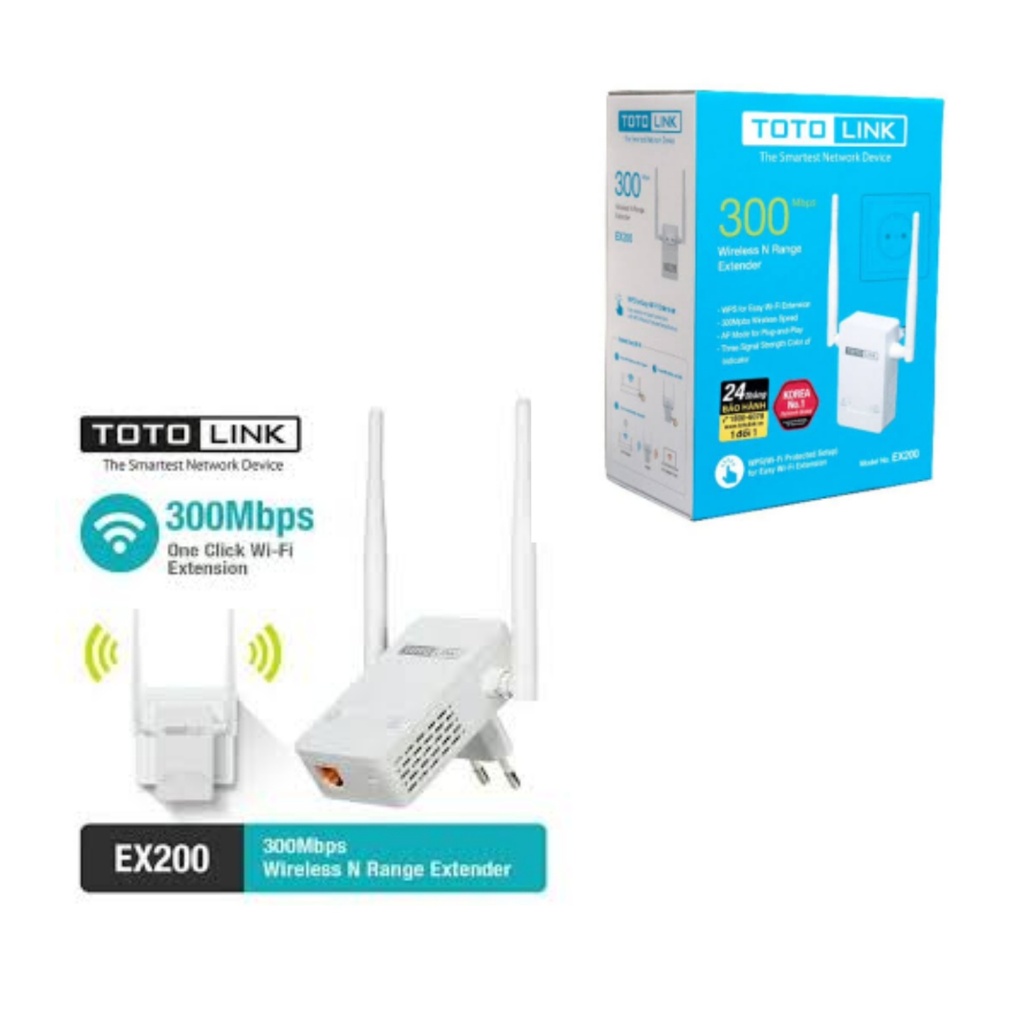 TOTOLINK WIFI RANGE EXTENDER EX200