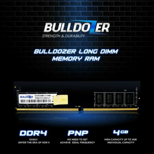 RAM LDMM DDR4 4GB BULLDOZER