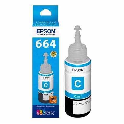 TINTA EPSON CYAN T-6641 ORI