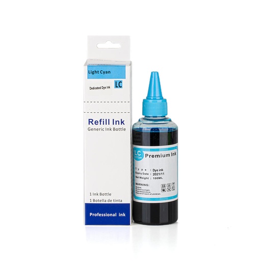 TINTA REFILL INK CLAY 100ML LIGHT CYAN