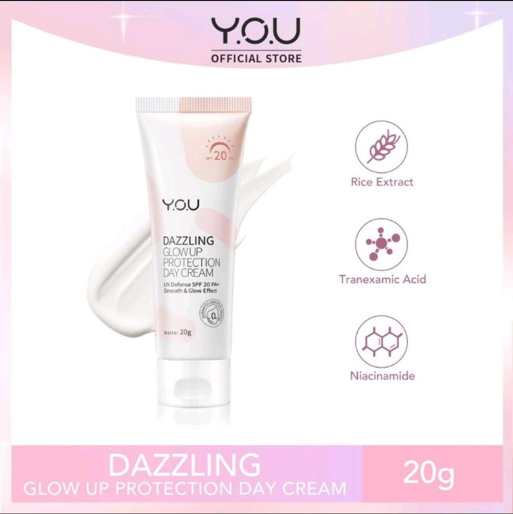 DAZZLING GLOW UP PROTECTION DAY CREAM 20g