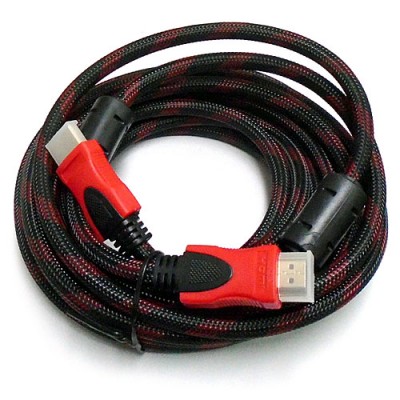 KABEL HDMI BULAT JARING 5M