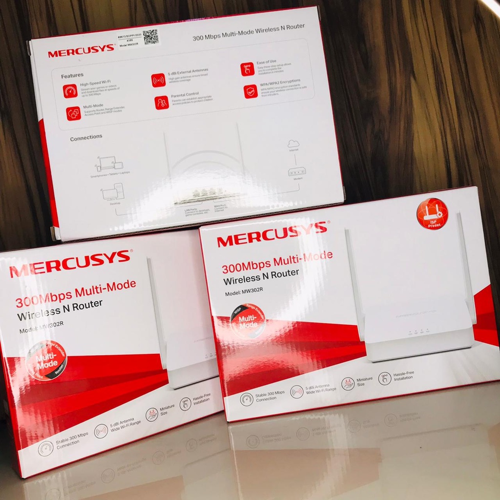 Router Mercusys MW302R (Antena 2)