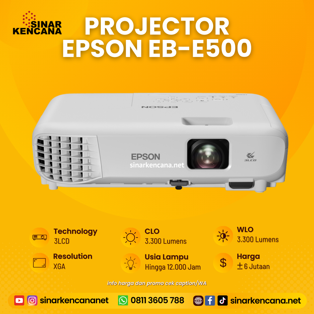 Projector EPSON EB-E500