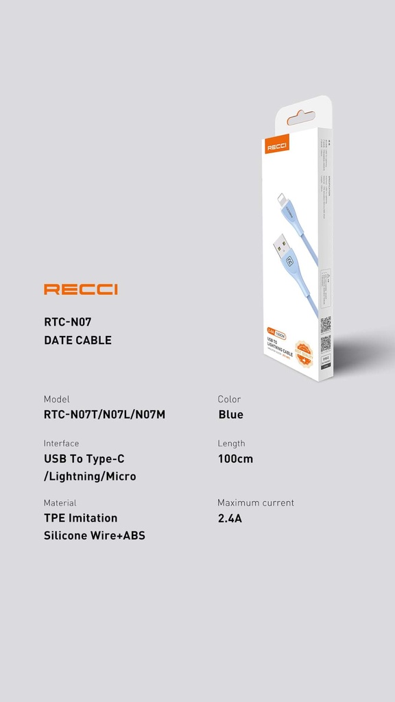 Kabel Data Micro RECCI RTC-N07M