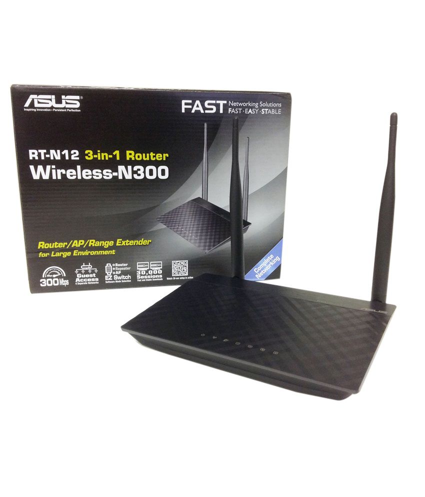 Router ASUS RT-N12+ Wireless N300 3in1