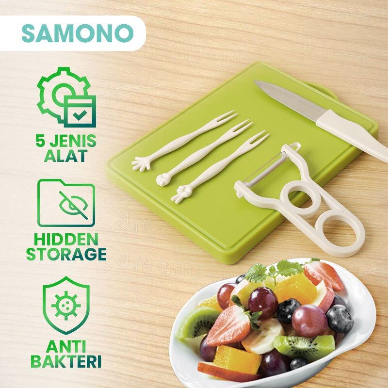 SAMONO SCB001 Cutting Board 6in1