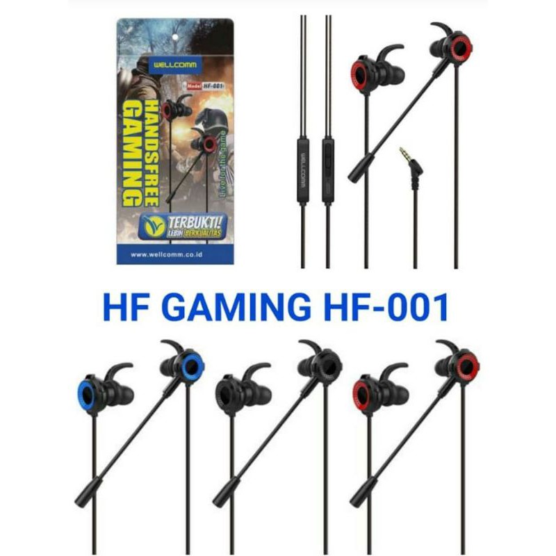 Handsfree Gaming WellcommHF-001 Jack 3.5mm