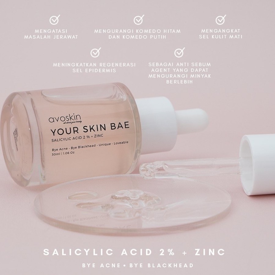 Avoskin YOUR SKIN BAE Salicylic Acid 2% + Zinc (30ml)