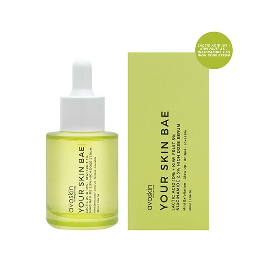 Avoskin YOUR SKIN BAE Lactic Acid 10% + Kiwi Fruit 5% + Niacinamide 2,5% High Dose Serum (30ml)