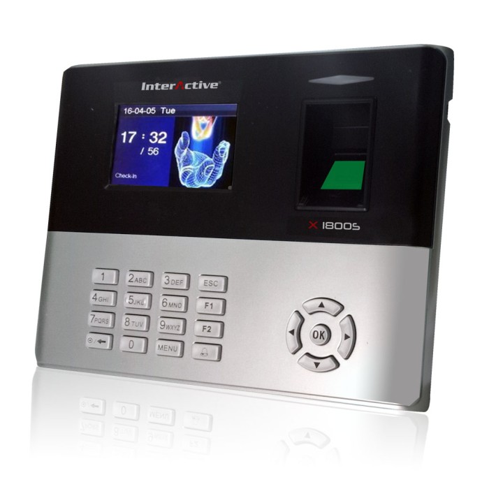 Mesin Absensi Fingerprint InterActive X-1800