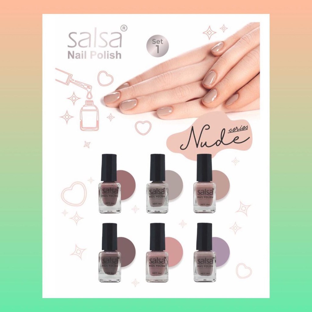 SALSA NAIL POLISH NUDE SET 01