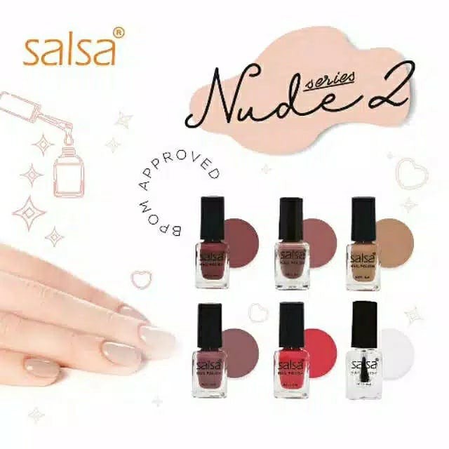 SALSA NAIL POLISH NUDE SET 02