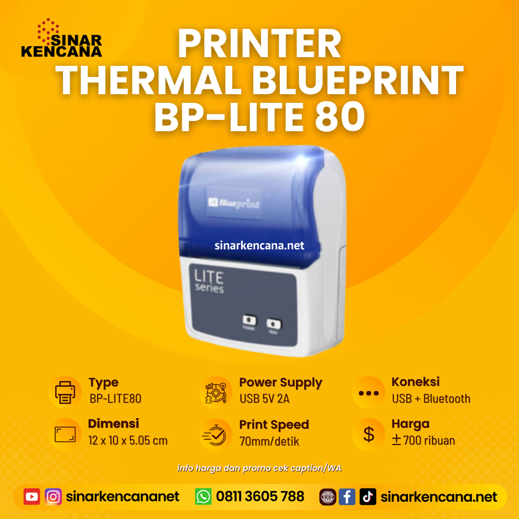 Printer Portable Blueprint Lite BP-LITE 80