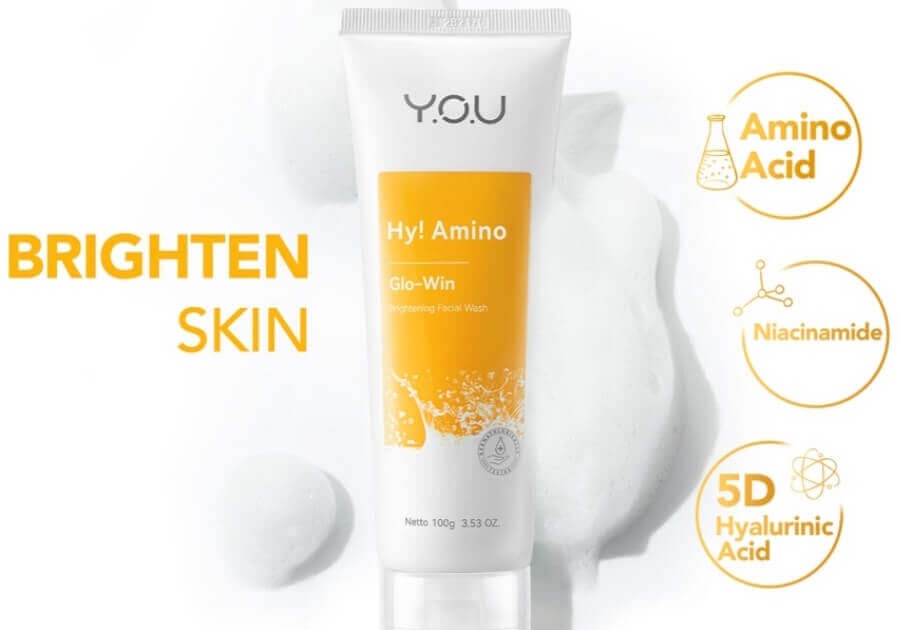 HYI AMINO GLO-WIN BRIGHTENING FACIAL WASH