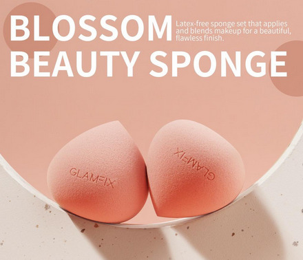 GLAMFIX BLOSSOM BEAUTY SPONGE PEACHY