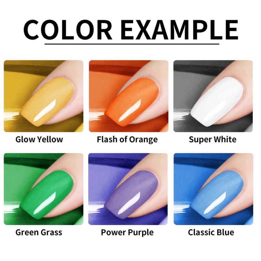GLAMFIX COLORFUL NAIL POLISH SET