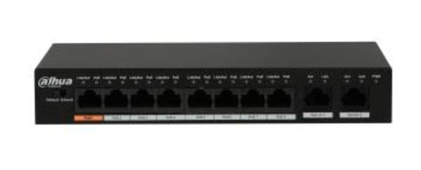 POE SWITCH DAHUA 8PORT DH-PFS3010-8ET-65