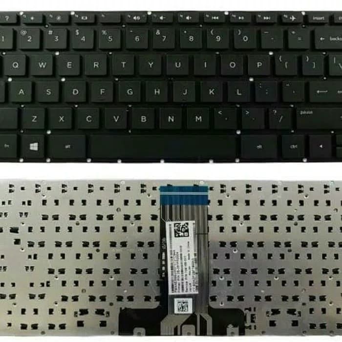 Keyboard laptop hp 14-bw015 / bw017 / bw501au ( soket tengah )