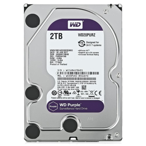 Hardisk Internal 2TB WD Purple SATA Tebal