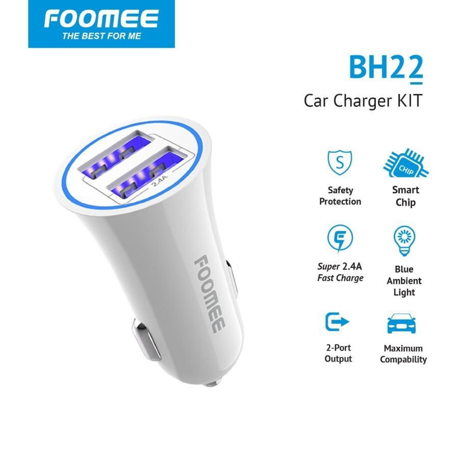 Car Charger FOOMEE BH22 Fast Charging