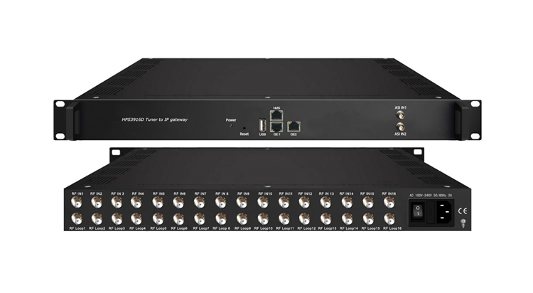 16 Tuner IPTV Gateway