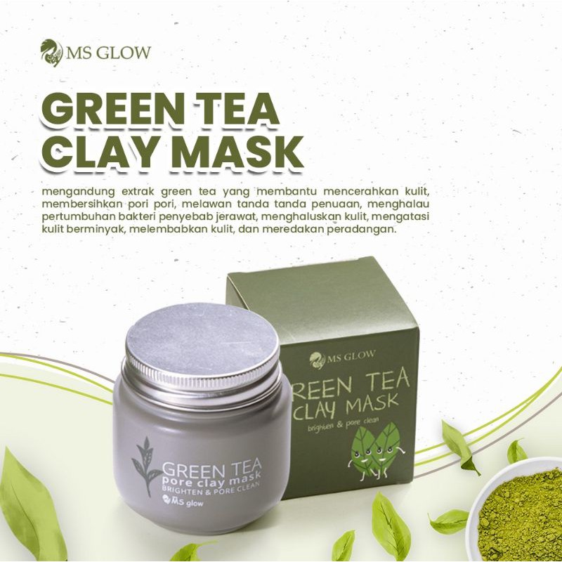 MS GLOW CLAY MASK GREENTEA