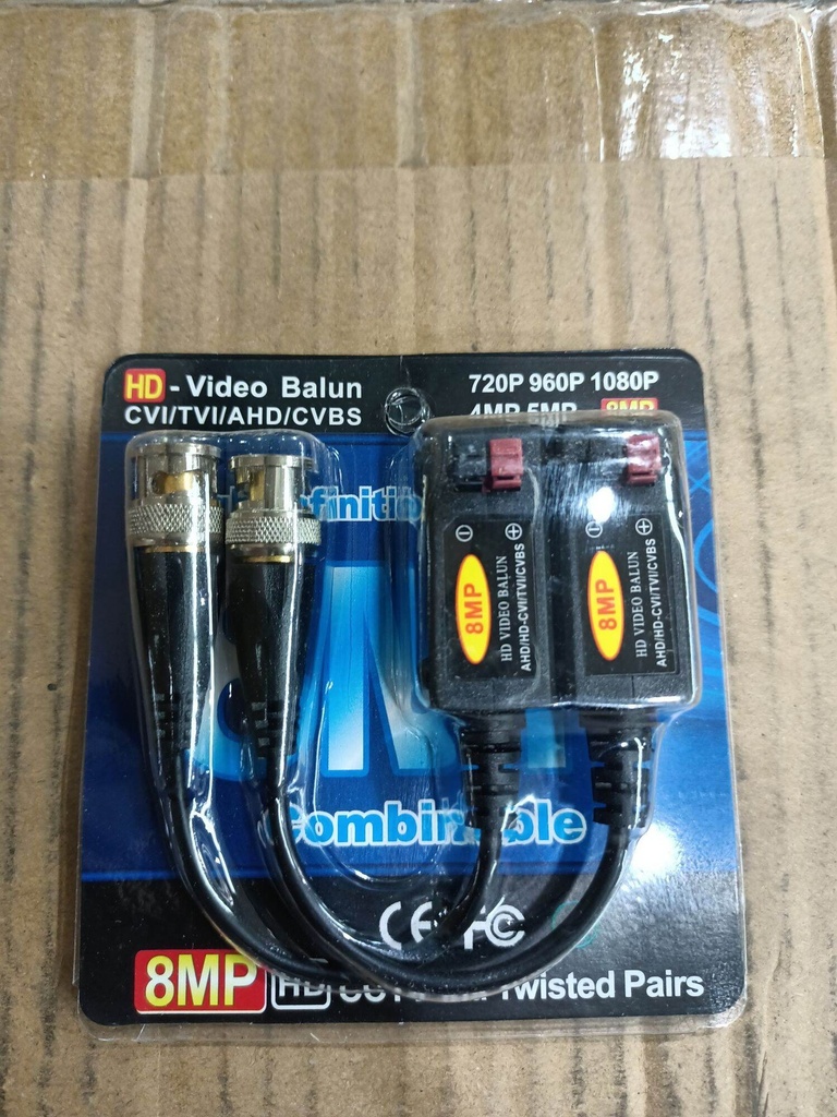 VIDEO BALUN 1CH 8MP